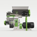 Rice husk pellet mill machine for making biomass fuel pellets from rice husks